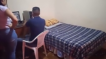 Stepmom Catches Us Playing Video Games And We Have Hidden Camera Sex With My Stepsister