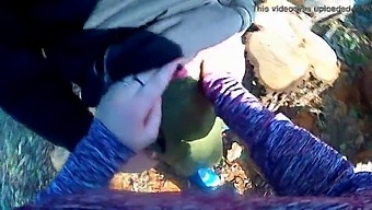 Náhodné Setkání Vede K Venkovnímu Dovádění V Parku