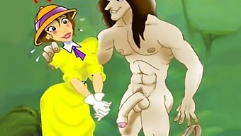 Tarzanin Ja Janen Villi Sarjakuva Hardcore Seksiorgia