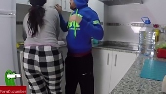 They Eagerly Suck And Lick His Creamy Load