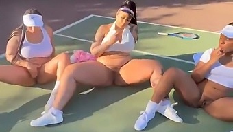 Tennis Player'S Intense Orgasmic Moment