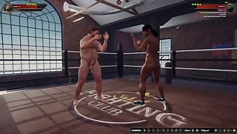 Ethan And Dela Face Off In A 3d Nude Fight