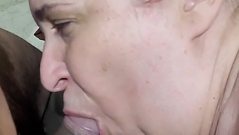 Chubby Mature Receives A Delivery And Enjoys A Satisfying Encounter With The Young Delivery Man