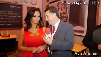 Ava Addams Se Oddává Smyslné Stimulaci Prsou S Andreou Diprè