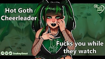 Goth Cheerleader Gives A Sensual Blowjob In This Pov Video