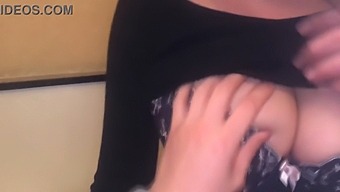 A Busty Teenage Japanese Girl Receives Breast Caresses