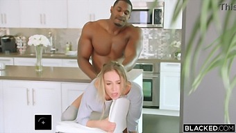 A Man Leaves His Girlfriend Alone With A Well-Endowed Black Roommate Who Proceeds To Satisfy Her Sexual Desires