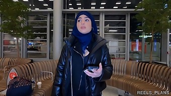 Nadja, A Veiled Iranian Woman, Experiences Anal Intercourse In The Toilet And Hallway As A Payment For The Plane, Captured In An Amateur Video